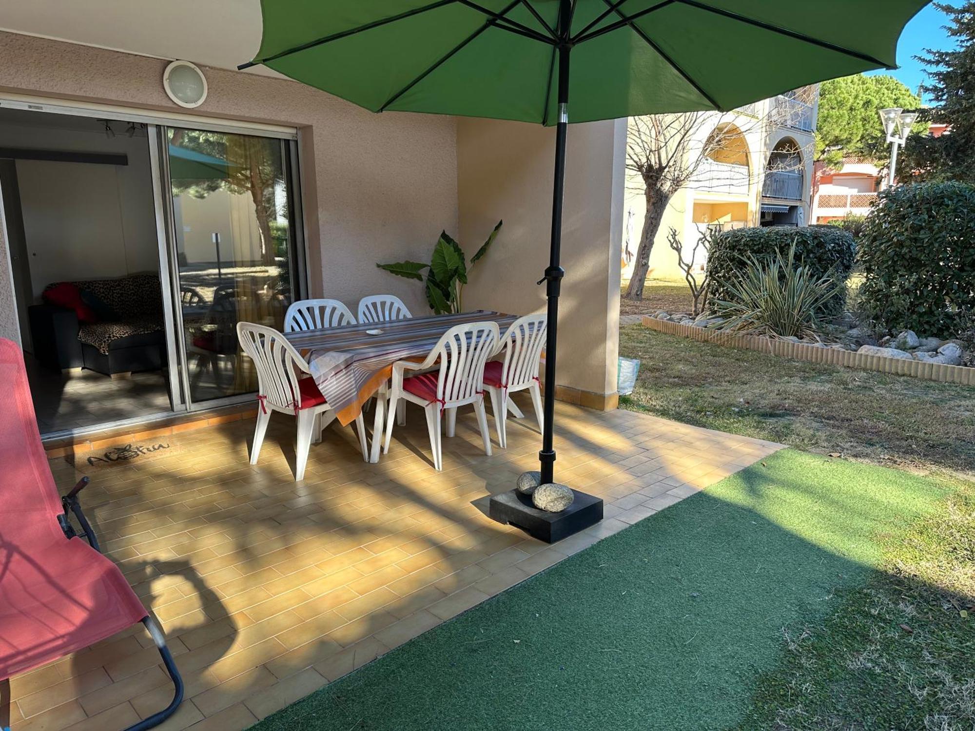 T2 Rdc A Canet En Roussillon Europa 4 Pers ,Piscine,Clim, Tennis, Parking Экстерьер фото